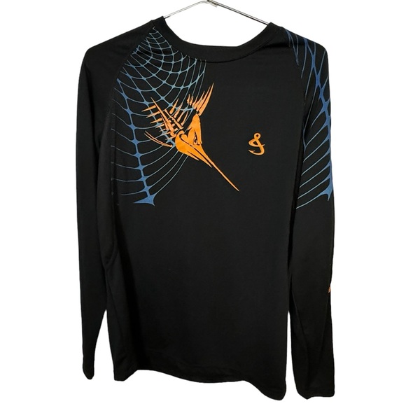 High End Hook & Tackle SPF 50 Sun Protection Long Sleeve Fishing T-Short Men’s M - Picture 1 of 4